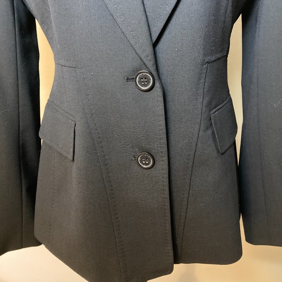 Anne Klein Jacket Blazer, Navy, S 4P - Picture 3 of 12